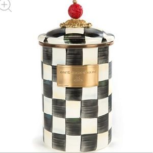 MacKenzie-Childs Large Courtly Check Canister